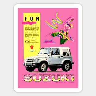 SUZUKI JIMNY - German ad Magnet